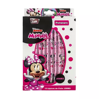 Colores Primavera Minnie Mouse X12 Gruesos