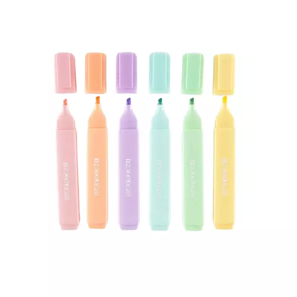 Resaltadores Scribe Pastel Incolors X6