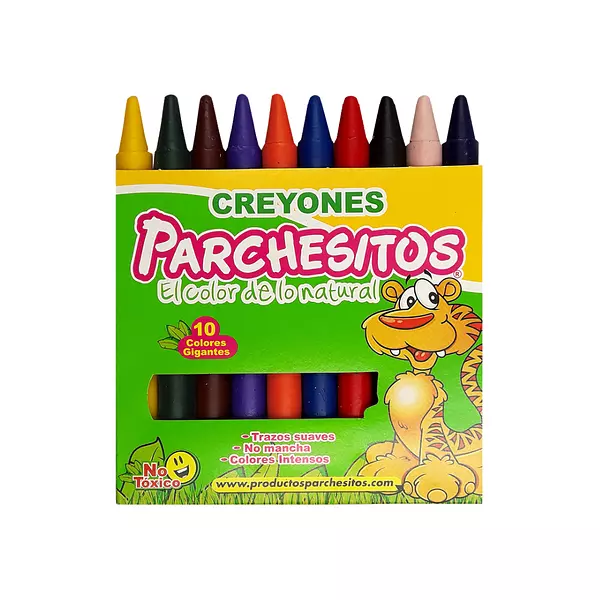 Crayones Gruesos Parchesitos X10