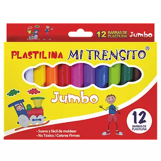 Plastilina Mi Trensito Jumbo X12