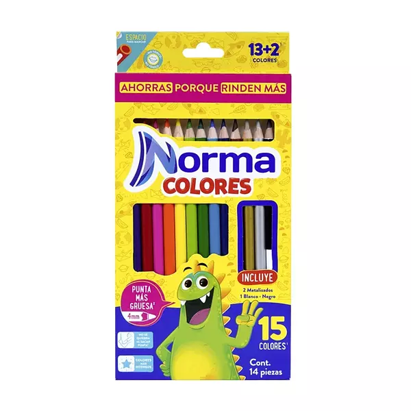 Caja Colores Norma X13 +2