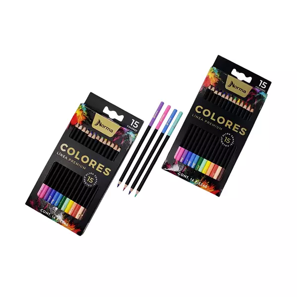 Caja Colores Norma Premium X15