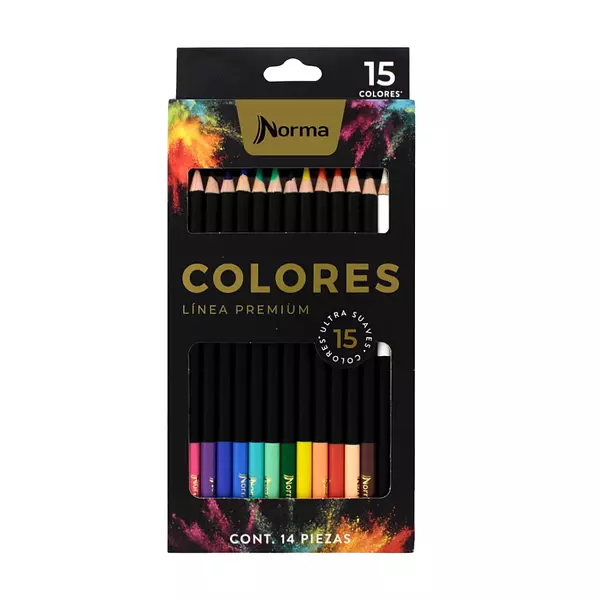 Caja Colores Norma Premium X15