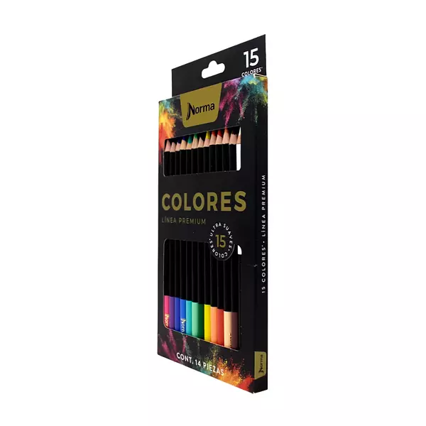Caja Colores Norma Premium X15