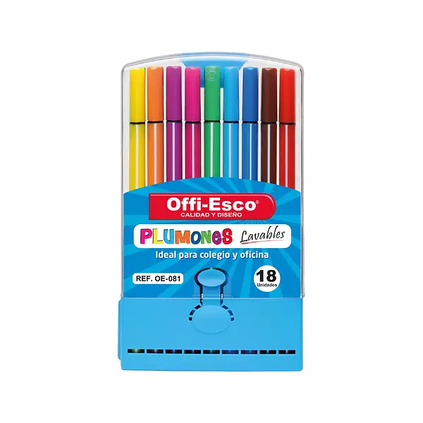 Plumones Offi-Esco X18