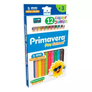 Colores Primavera Pre-School Gruesos X12