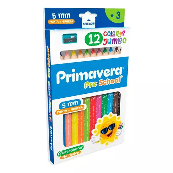 Colores Primavera Pre-School Gruesos X12