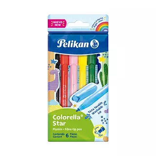 Plumones Pelikan Colorella Star X6