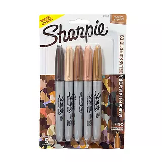 Marcador Sharpie Fine Retratos X5