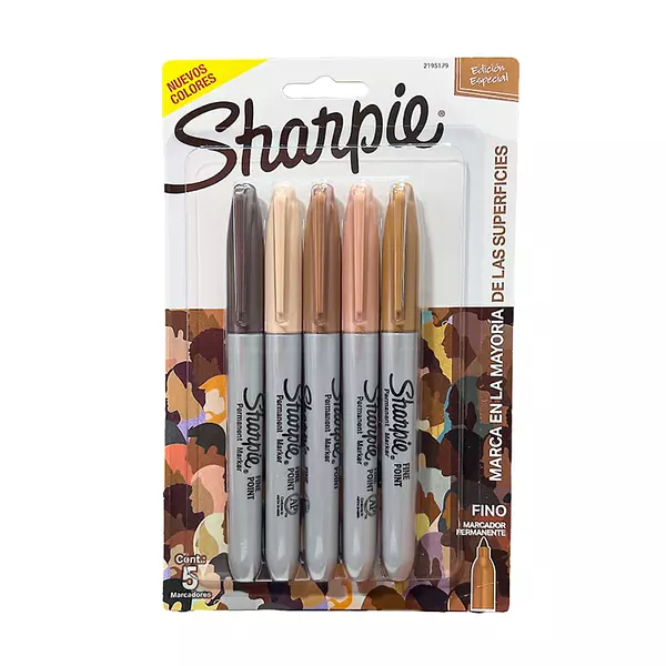 Marcador Sharpie Fine Retratos X5