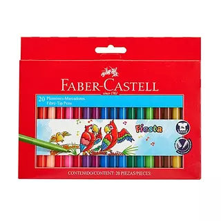 Plumones Faber-Castell X20