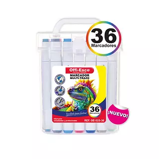 Marcadores Multitrazo Offi-Esco X36