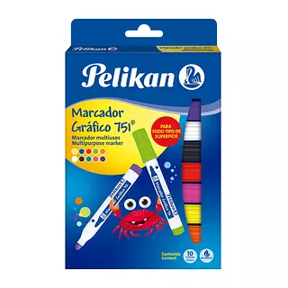 Marcador Grafico 751 Pelikan X10