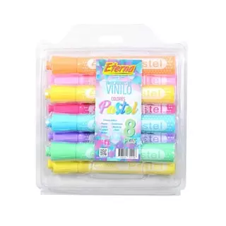 Marcadores Eterna Pastel X8