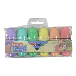 Resaltadores Doricolor Mini Pastel X6