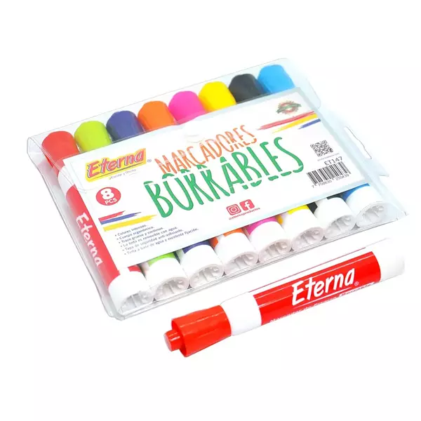 Marcador Eterna Borrable X8