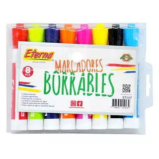 Marcador Eterna Borrable X8