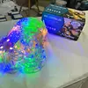 Luces Led Cortina 400 Bombillos Cable Blanco Multicolor Navi