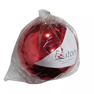 Bola Decoracion Colgante Color Rojo X 1
