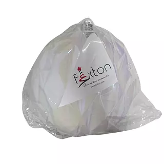 Bola Decoracion Colgante Color Blanco Irizado X 1