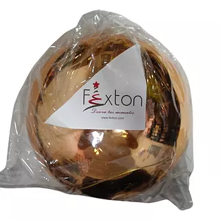 Bola Decoracion Colgante Color Bronce X 1