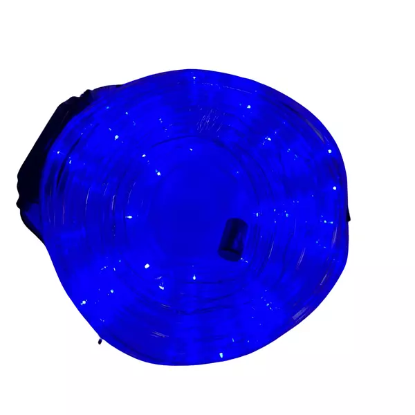 Luces Led Manguera 200 Bombillos Cable Blanco Color Azul Nav