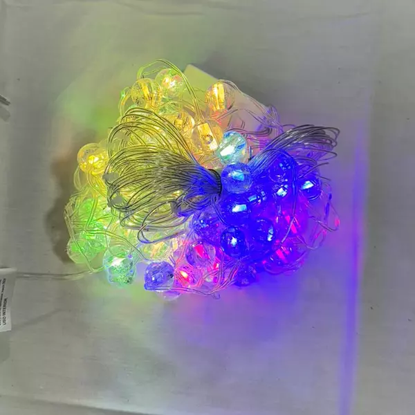 Luces Led Lluvia Bola 80 Bombillos Cable Blanco Multicolor