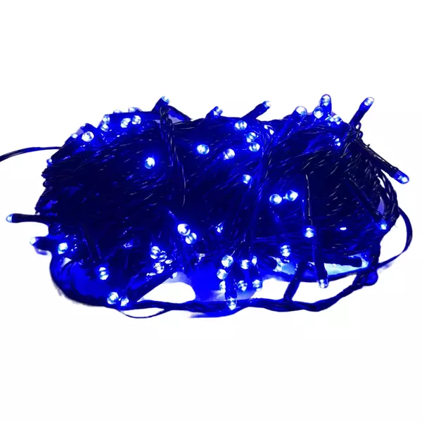 Luces Led Lineal 172 Bombillos Cable Verde Color Azul Navida