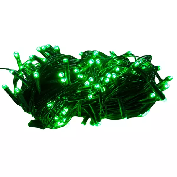 Luces Led Lineal 96 Bombillos Cable Verde Color Verde Navida