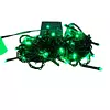 Luces Led Lineal 50 Bombillos Cable Verde Color Verde Navida