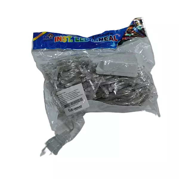 Luces Led Lineal 172 Bombillos Cable Blanco Multicolor Navid