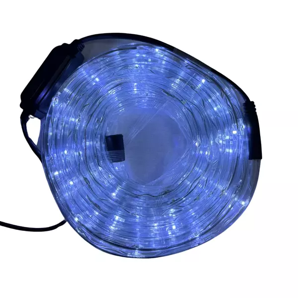 Luces Led Manguera 200 Bombillos Cable Blanco Color Blanca N