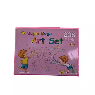 Set De Arte Plastico Grande Niña 208pc