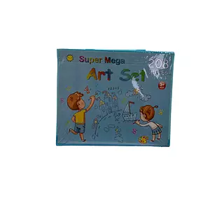 Set De Arte Maleta Plastica Niño Pequeña 208pcs