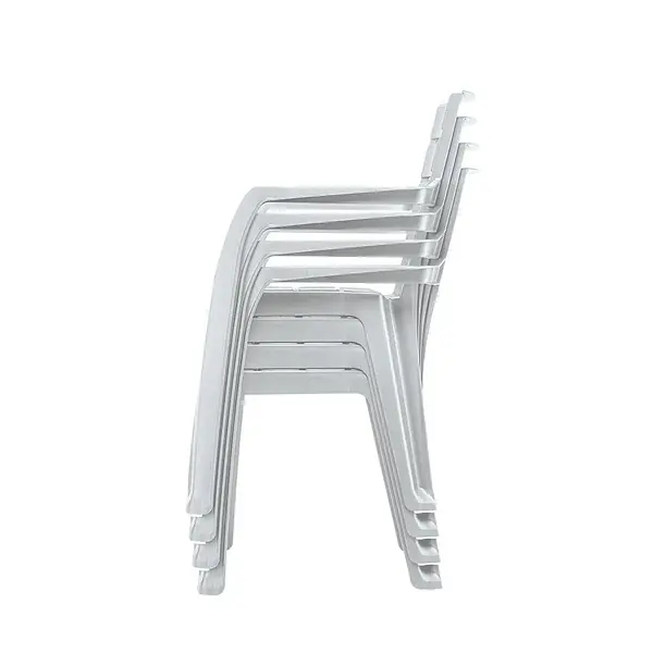 Silla Baru Con Brazos Gris Hielo 11699