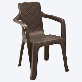 Silla Eterna Con Brazos Wengue 7200