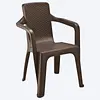 Silla Eterna Con Brazos Wengue 7200