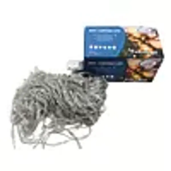 Luces Led Cortina 480 Bombillos Cable Blanco Blanca Navi