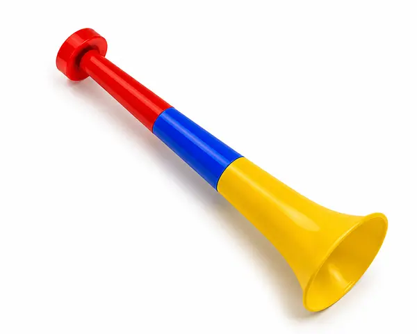 Vuvuzela Pequeña Tricolor 30 Cm