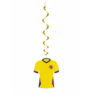 Espiral Decorativa Camiseta Colombia 50 Cm