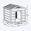 Casa Para Perro Razas Medianas Y Grandes Gris Hielo Terracot