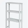 Estante Organizador De Baño 3 Niveles Gris Hielo
