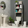 Estante Organizador De Baño 3 Niveles Gris Hielo