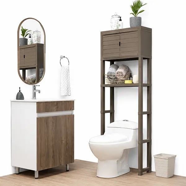 Estante Organizador 3 Niveles Para Baño Mocca
